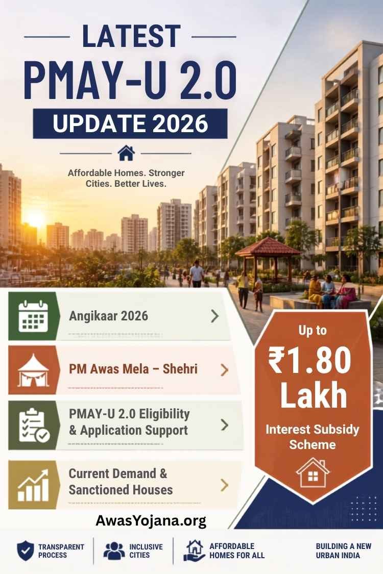 Latest PMAY-U 2.0 Update 2026: Angikaar & PM Awas Mela Rules